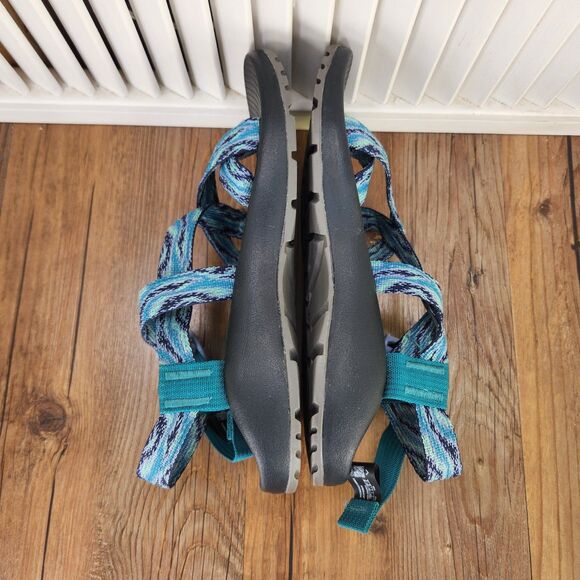 Chaco Z/2 Classic Current Dusty Blu Women's Size 7 Blue Hiking Strappy Sandals - Picture 7 of 12